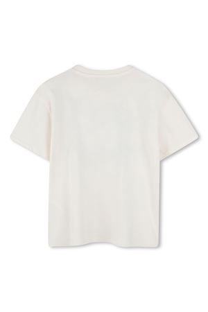 Off-white organic cotton T-shirt KENZO KIDS | K61163117